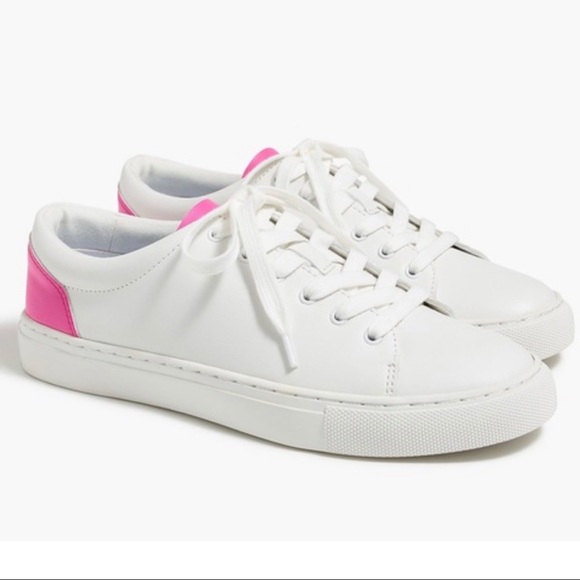 J. Crew Shoes - J. Crew Road Trip Sneakers with Pink Trim